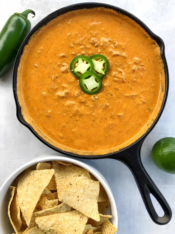 Vegan Skillet Queso cover