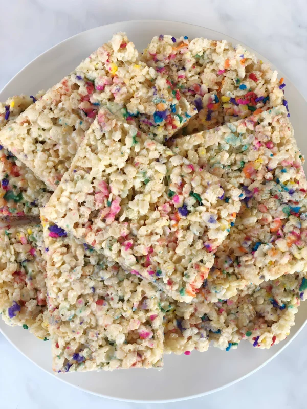 Dairy-Free Funfetti Rice Krispies cover