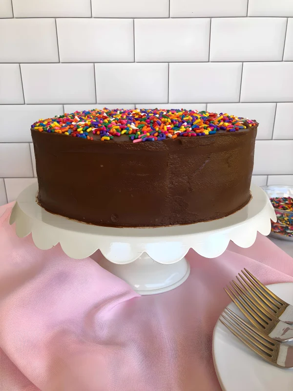 Dairy-Free and Egg-Free Vanilla Cake cover