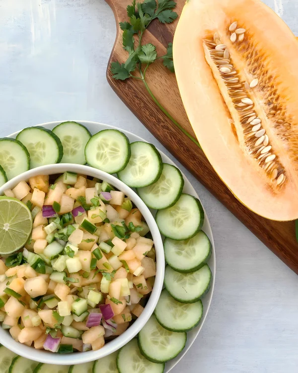 Melon Cucumber Salsa cover