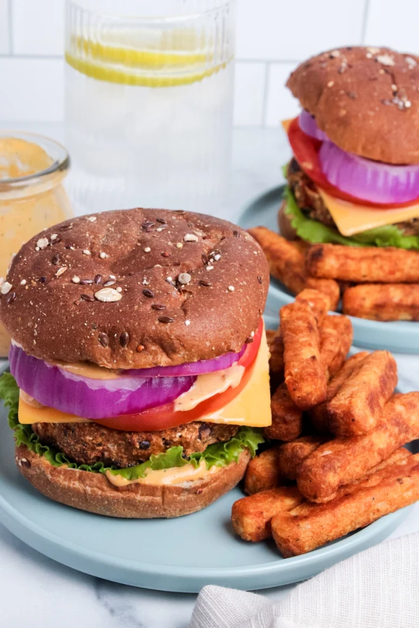 Chipotle Ranch Veggie Burgers cover