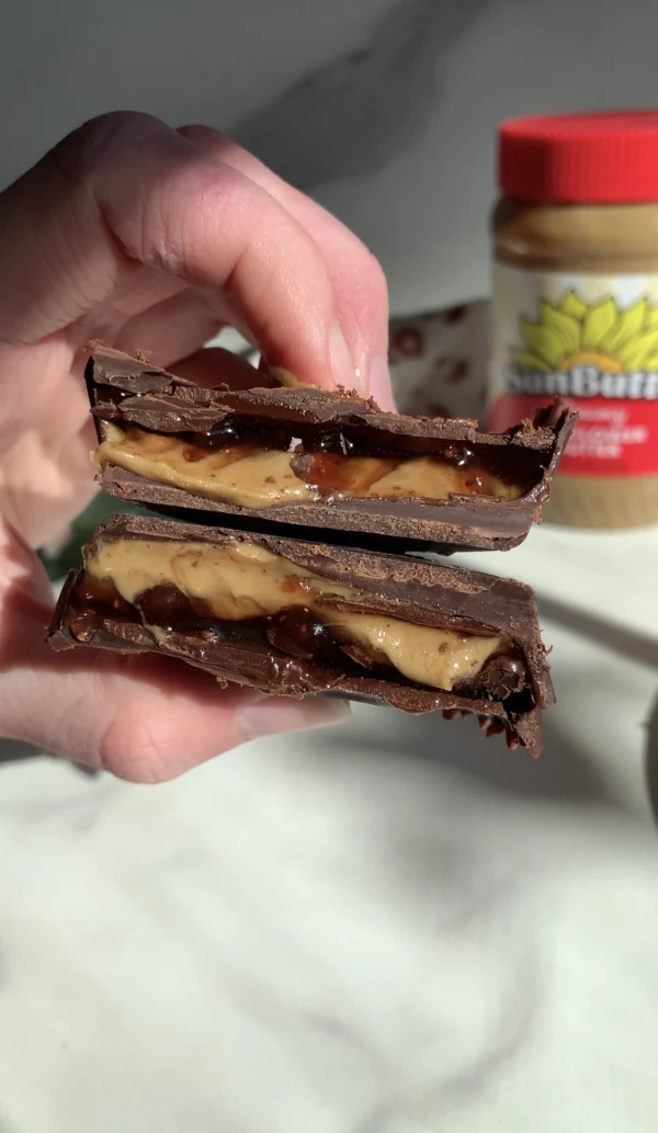 Strawberry Chocolate SunButter Cups cover