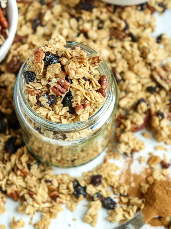 Cinnamon Cranberry Pecan Granola cover