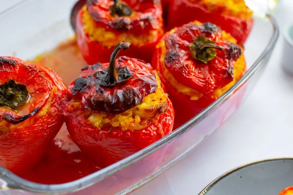 Chicken Stuffed Bell Peppers cover