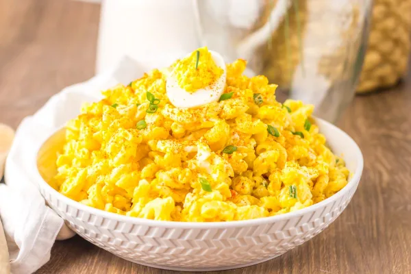 Deviled Egg Pasta Salad cover