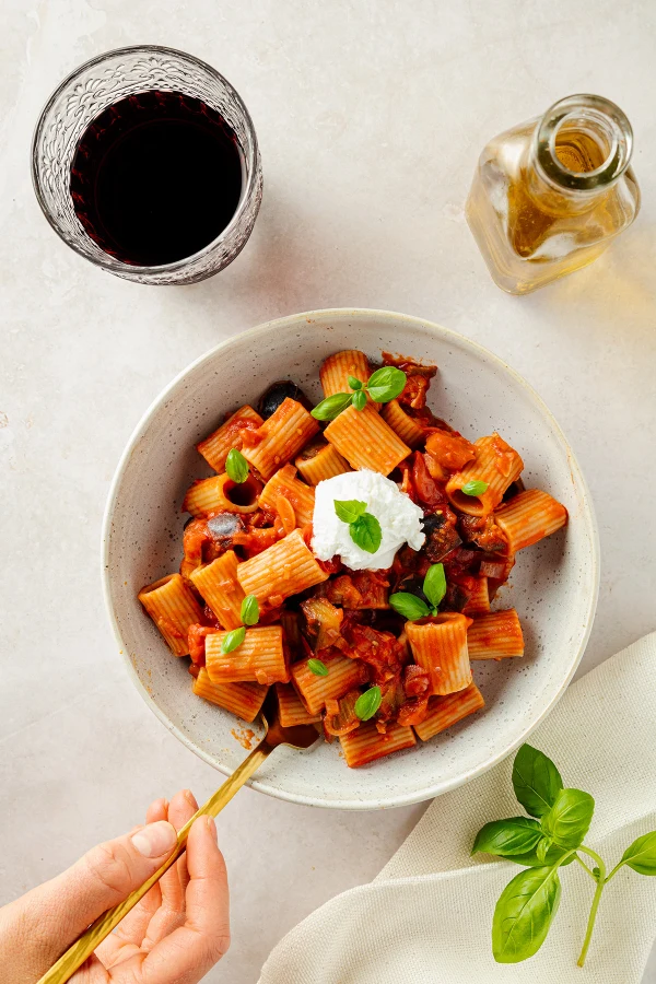 Pasta alla Norma – Sicilian Tomato Sauce with Eggplant cover