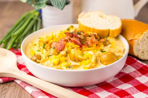 Slow Cooker Chicken Corn Chowder cover