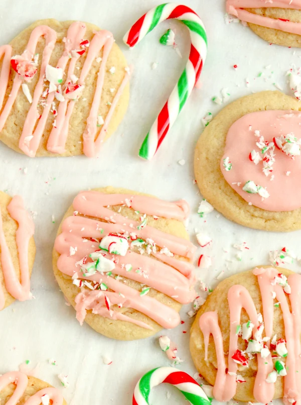 Soft Peppermint Sugar Cookies cover