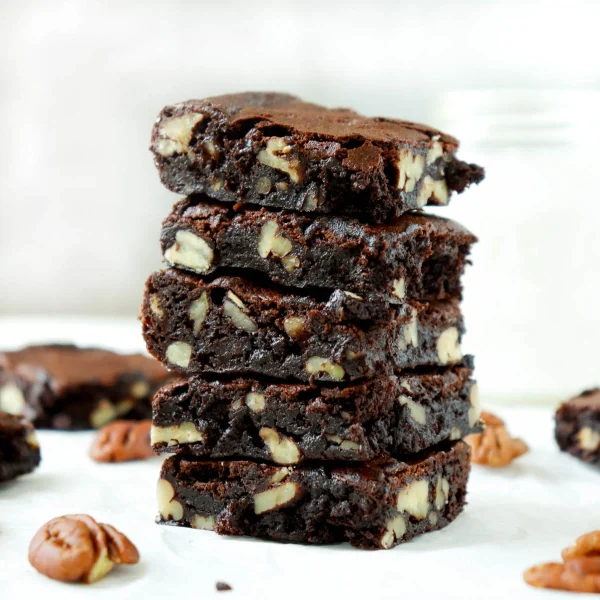 Flourless Pecan Brownies cover