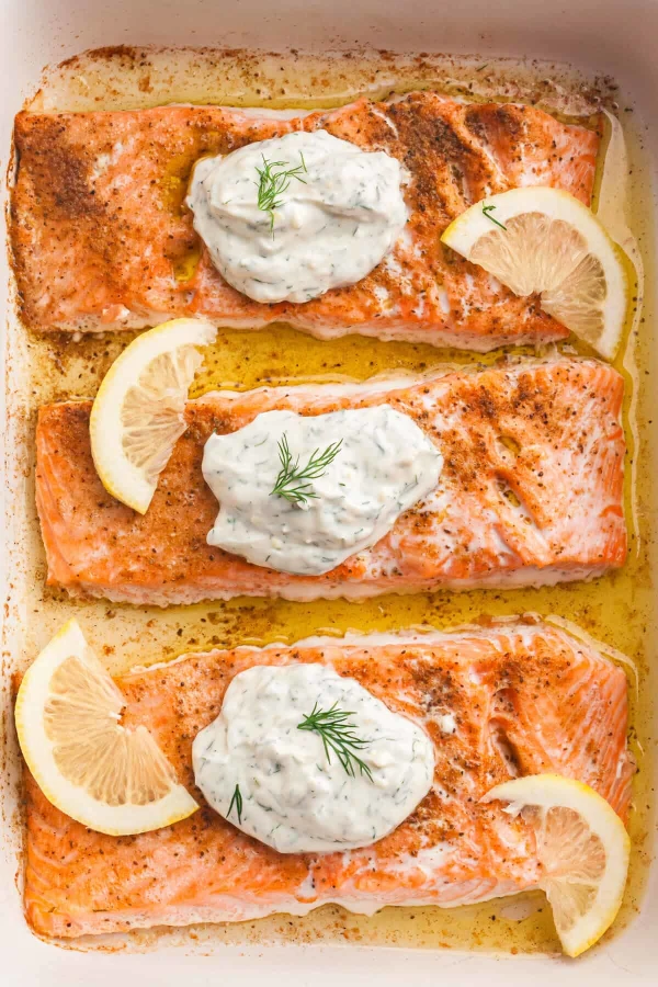 Yogurt Dill Dip for Salmon cover