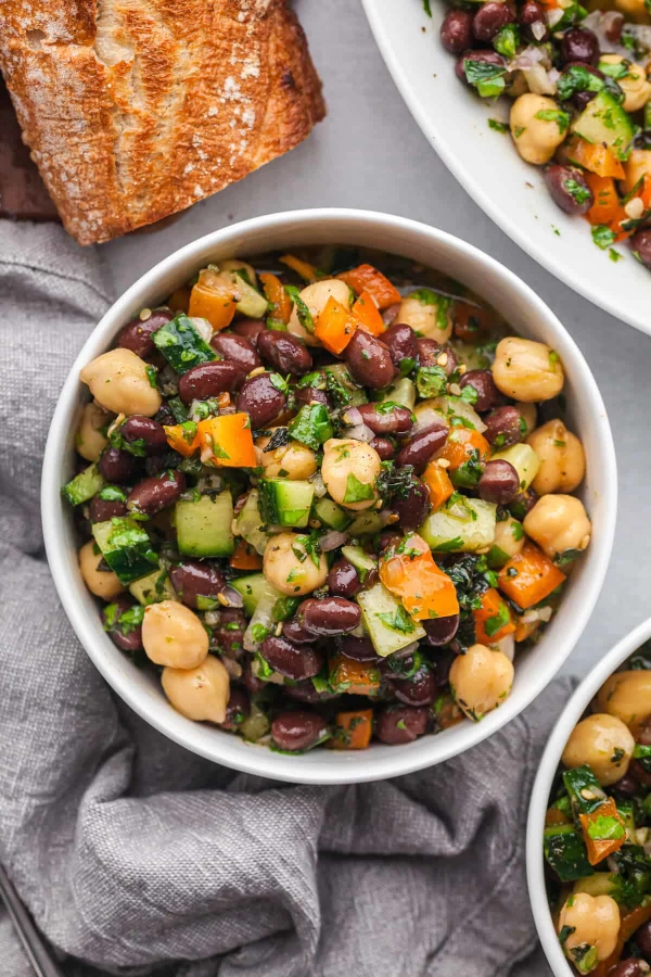Black Bean and Garbanzo Bean Salad cover