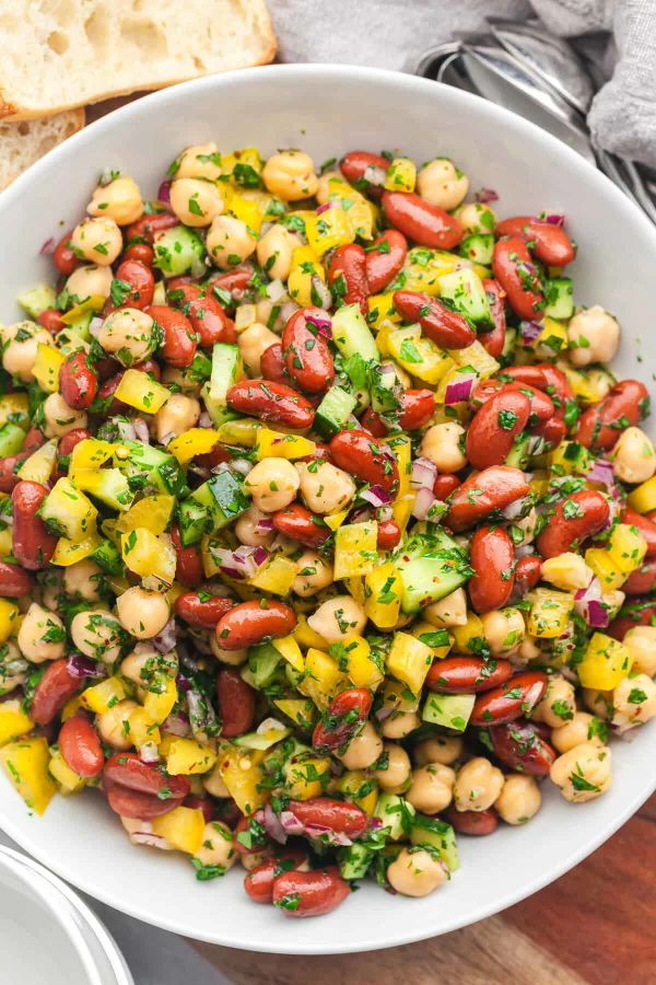 Chickpea and Kidney Bean Salad cover