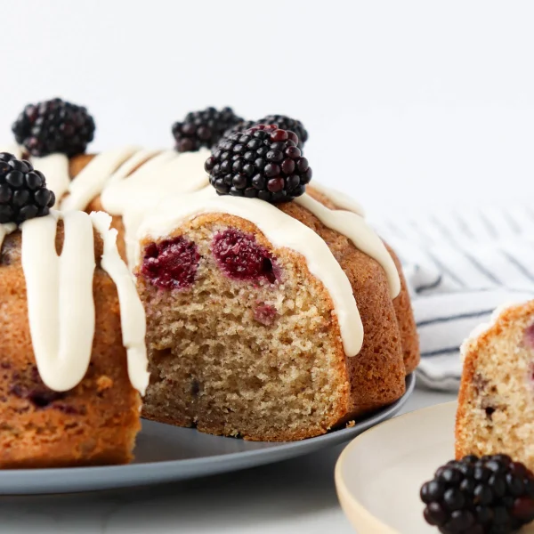 Spiced Blackberry Bundt Cake cover