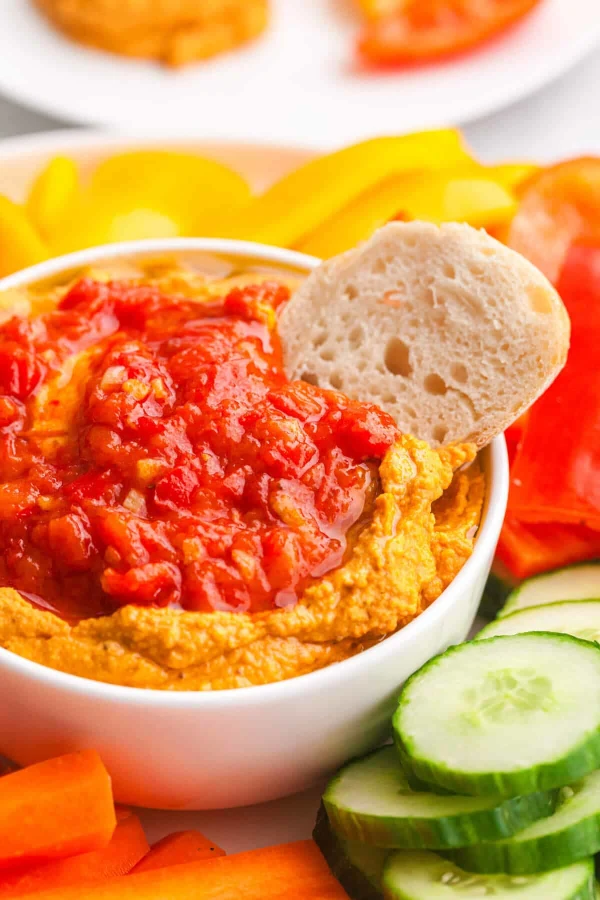 Easy Harissa Hummus cover