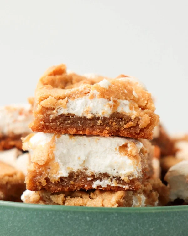 Fluffernutter Bars (Marshmallow Peanut Butter Bars) cover
