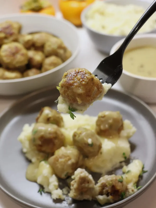 Thanksgiving Turkey Meatballs cover