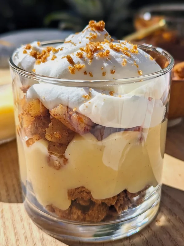 Pineapple Cinnamon Custard Parfaits cover