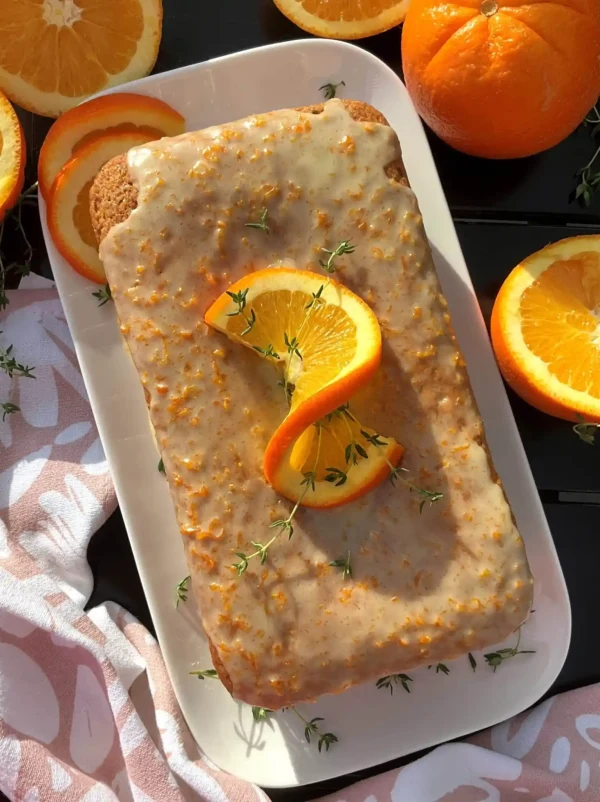 Orange Thyme Olive Oil Cake cover