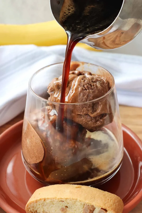 Affogato with Banana Mocha Ice Cream cover