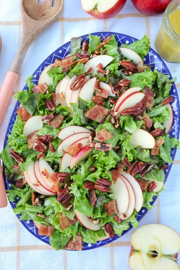 Simple Fall Salad with Apples and Bacon cover