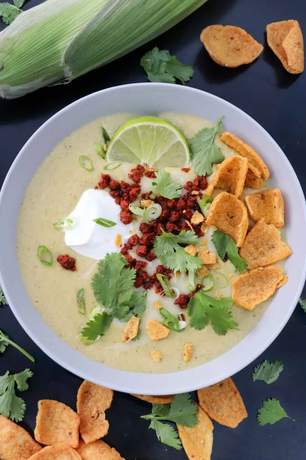 Corn and Poblano Chowder cover