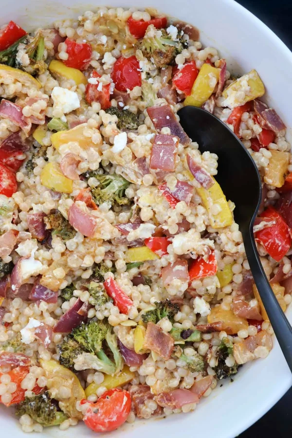 Roasted Vegetable Couscous (Easy Weeknight Dinner) cover
