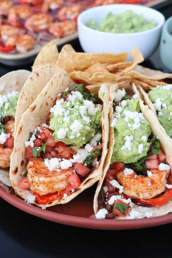 Easy Sheet Pan Shrimp Tacos in 30 Minutes cover