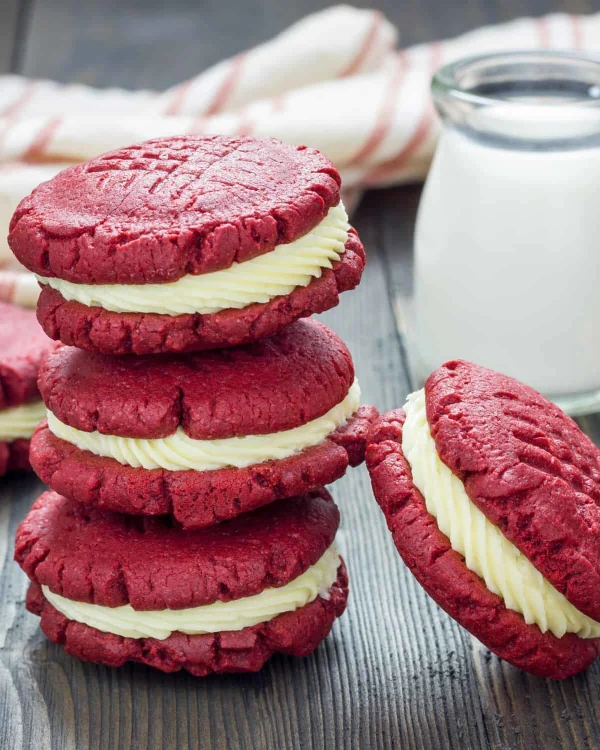 Red Velvet Sandwich Cookies cover