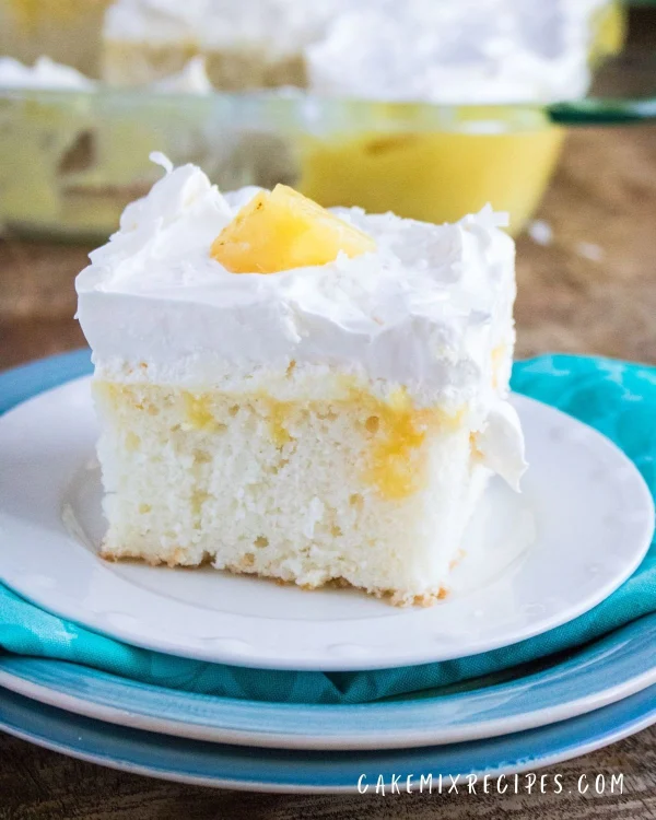Pina Colada Poke Cake cover