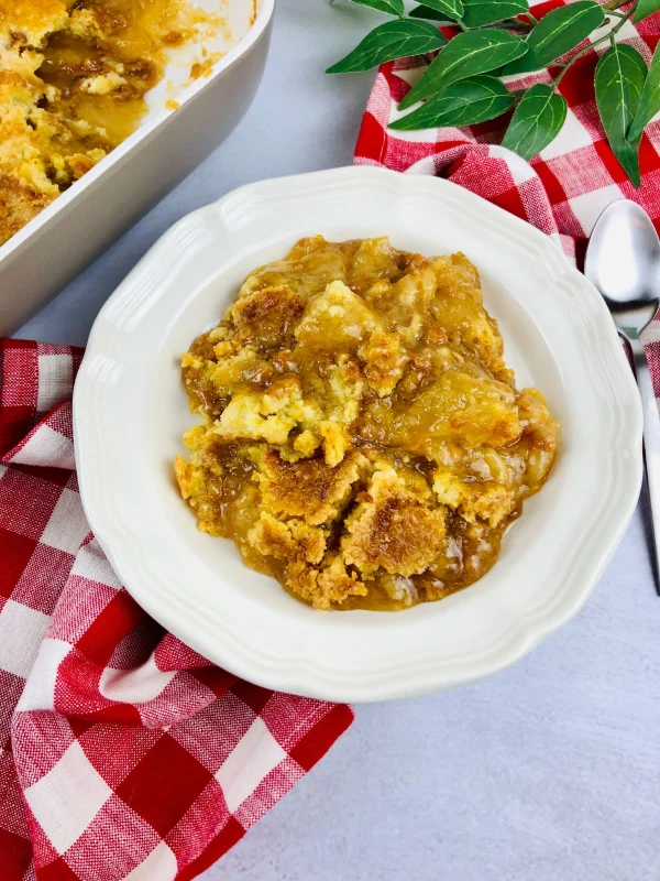 Caramel Apple Dump Cake cover