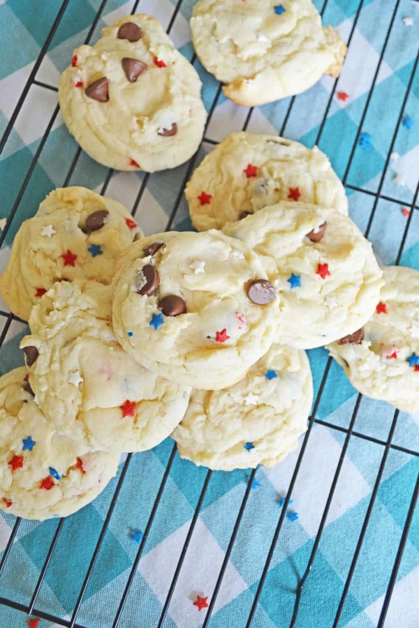 Cake Mix Chocolate Chip Cookies cover