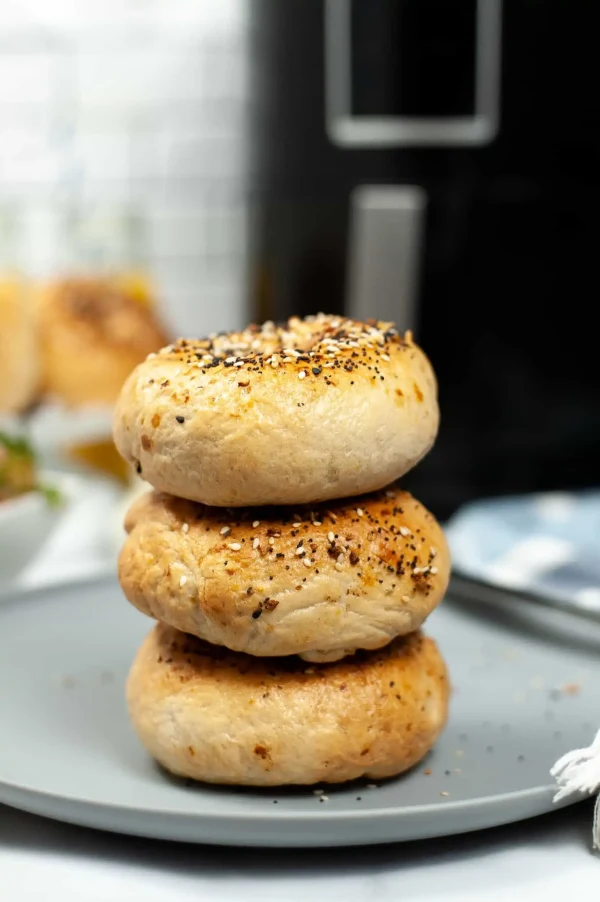 Air Fryer Everything Bagel cover