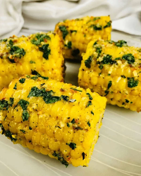 Air Fryer Corn on the Cob with Herb Butter cover