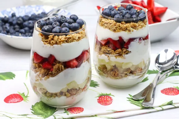 Greek Yogurt Parfait with Fruit and Granola cover