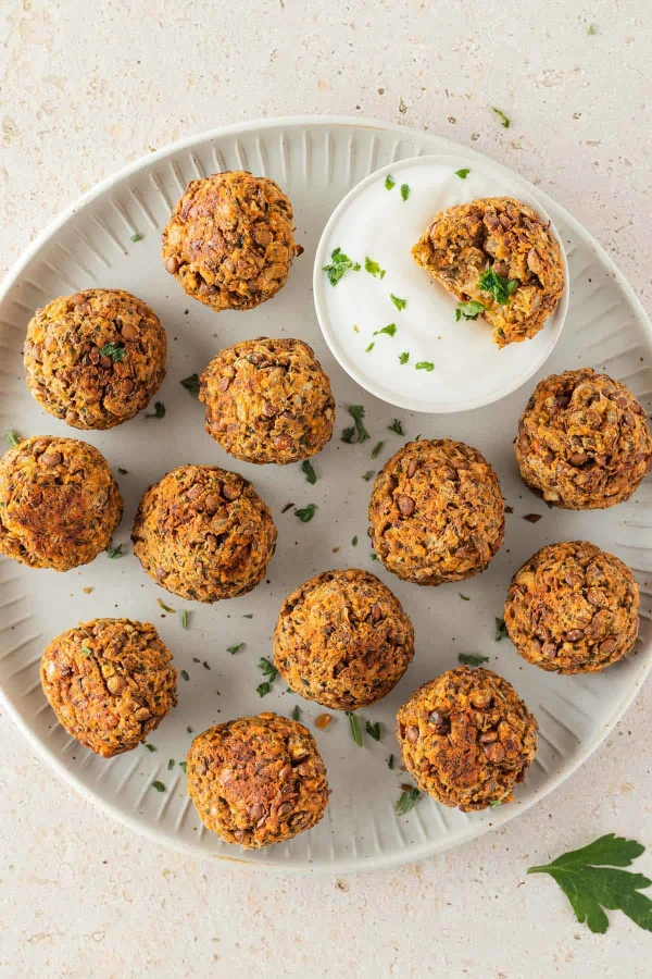 Baked Lentil Balls cover