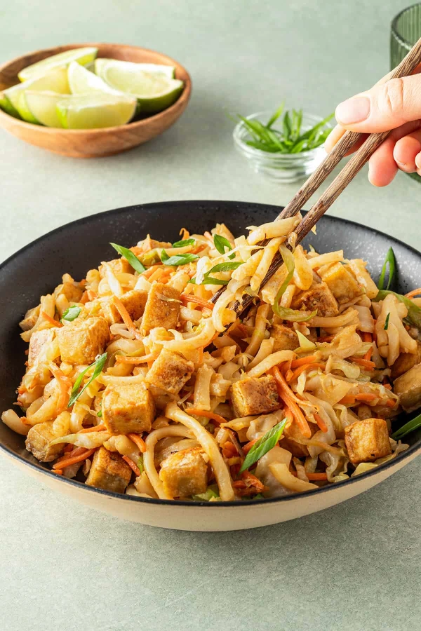 Fried Udon Noodles with Tofu cover