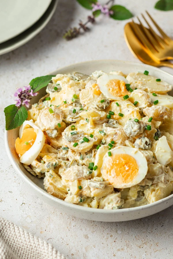 Potato Salad with Yogurt and Boiled Egg cover