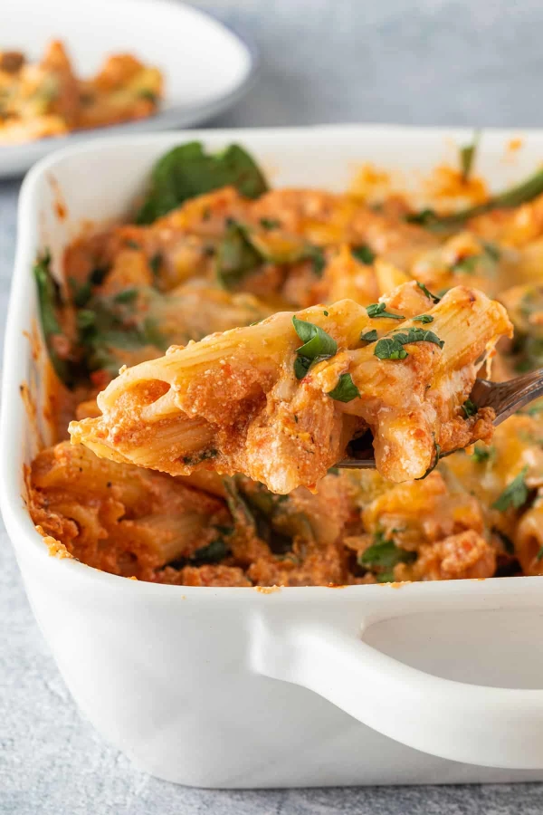 Healthy Pasta Casserole cover