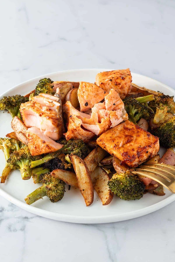 Baked Salmon with Potatoes cover