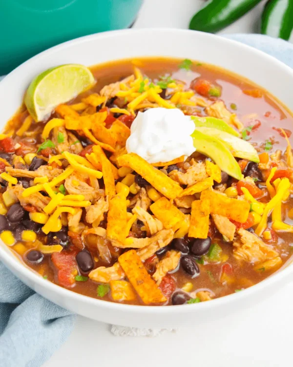 Rotisserie Chicken Tortilla Soup cover