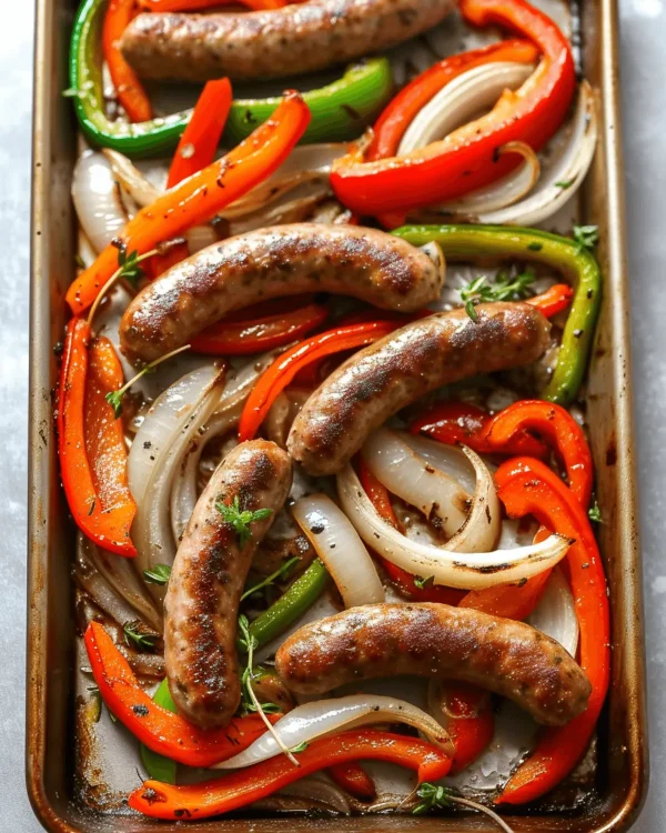 Baked Sausage and Peppers cover