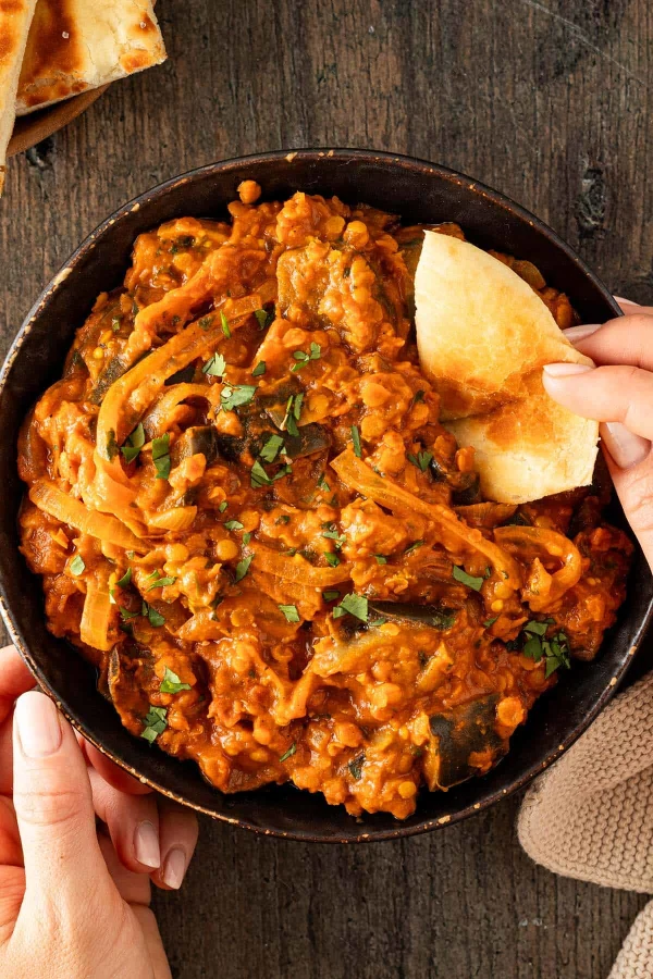 Vegan Oven-Baked Eggplant Curry cover