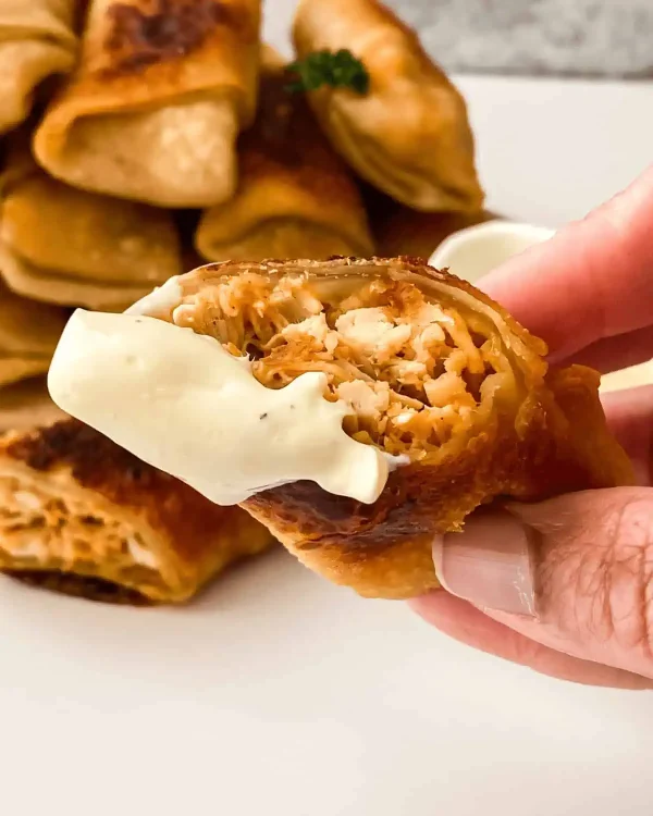 Buffalo Chicken Egg Rolls cover