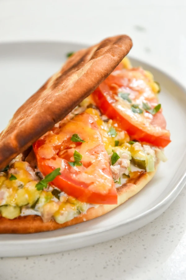 Tuna Melt Pita Sandwiches cover
