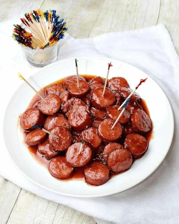 Slow Cooker Cocktail Sausages cover