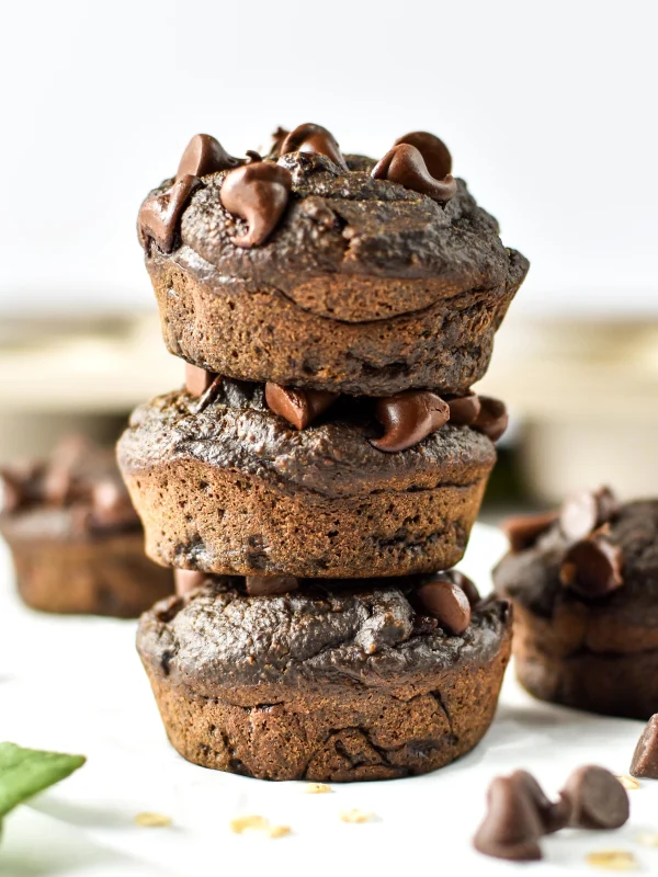 Chocolate Spinach Blender Muffins cover
