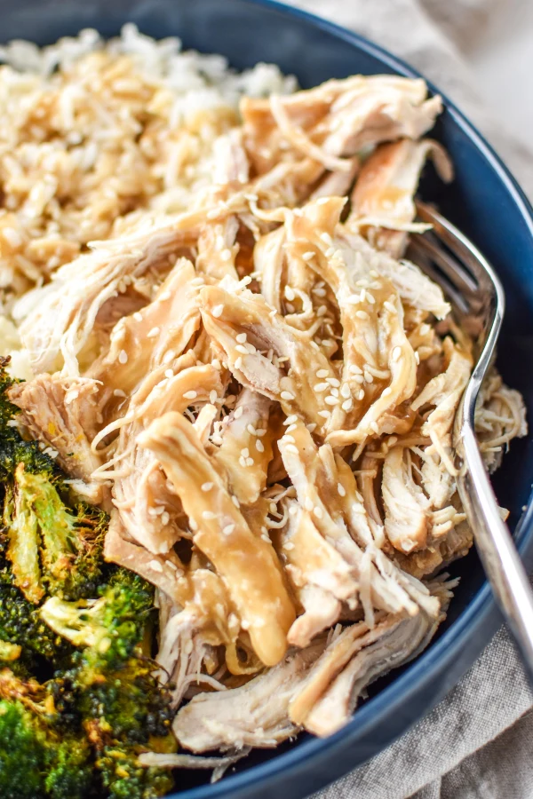 Instant Pot Sesame Shredded Chicken cover