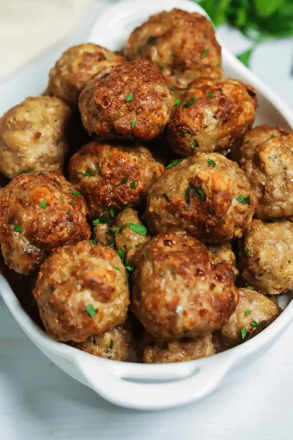 Air Fryer Turkey Meatballs cover