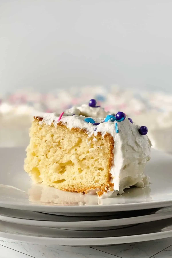 Homemade Vanilla Sheet Cake cover