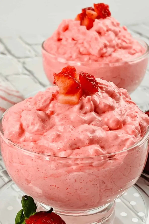 Strawberry Cottage Cheese Jello Salad cover